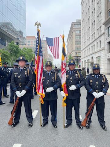 La Plata Police Department Honor Guard Participates in the 28th Annual Blue Mass in Washington D.C.