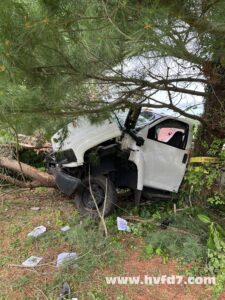 One Flown to Trauma Center After Single Vehicle Strikes Utility Pole, Tree, and Boat in Mechanicsville