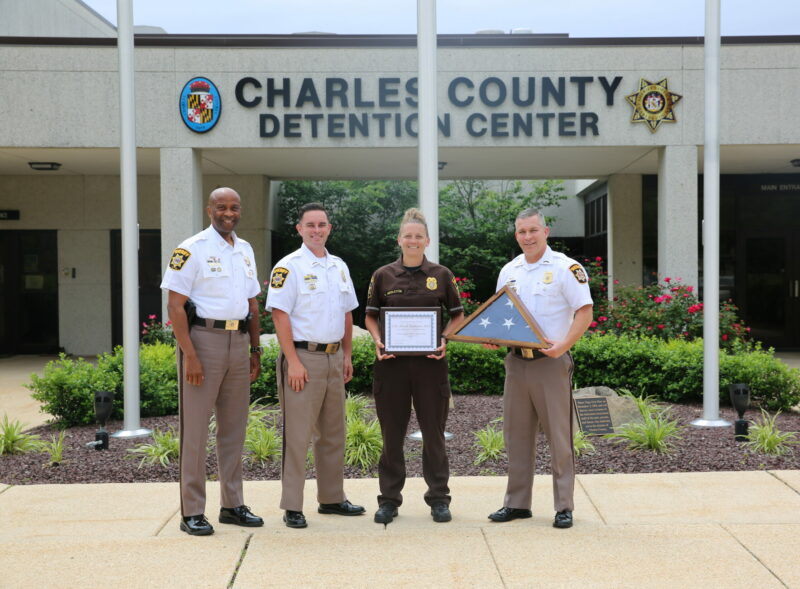 Charles County CFC Allison Middleton Named 2021 Correctional Officer of the Year