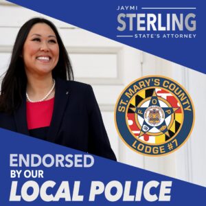 Local Police Endorse Jaymi Sterling for St. Mary’s County State’s Attorney