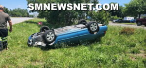 VIDEO:  Rollover Motor Vehicle Collision in Charlotte Hall Caught on Video – No Injuries Reported
