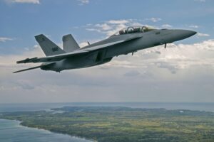 U.S. Navy Super Hornet Teams With Unmanned Aerial Vehicles in Flight Demos