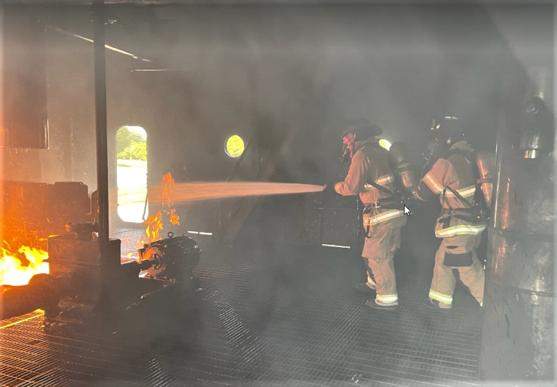 Pax Firefighters Build Skills for Firefighting at Sea Southern