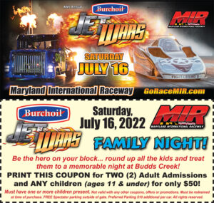 44th Annual Burchoil Jet Wars at Maryland International Raceway in Budds Creek – Saturday, July 16, 2022