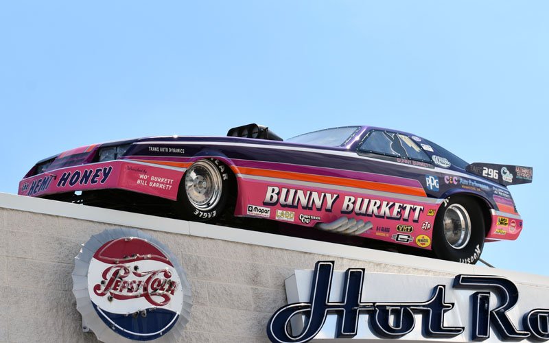 Bunny Burkett’s Funny Car Gets Fresh Restoration at Maryland International Raceway