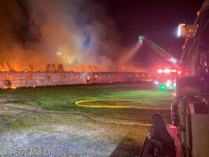 UPDATE: Large Barn Fire in Bryantown Under Investigation, No Injuries Reported and No Animals Harmed