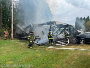 One Firefighter Transported to Hospital After Responding to Vehicle Fire with Extensions in Nanjemoy
