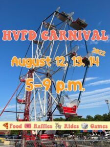 Hollywood Volunteer Fire Department Announces Return of Annual Carnival – Held Friday, August 12 to Sunday, Aug. 14th