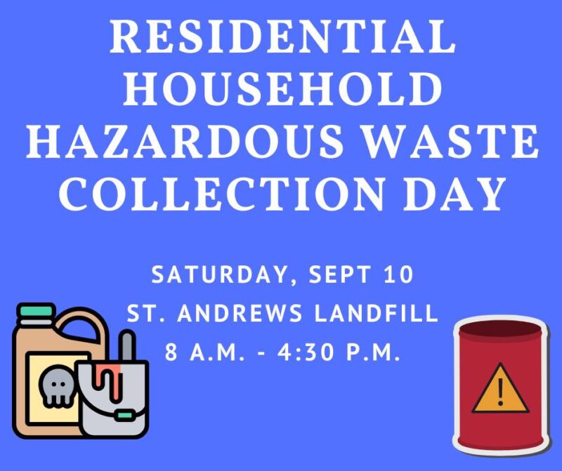 St. Mary’s County Landfill to Host Household Hazardous Waste Collection Day on September 10, 2022