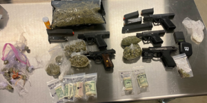 Police Arrest Two Teens After Armed Robbery and Recover Large Amount of Drugs, Five Firearms