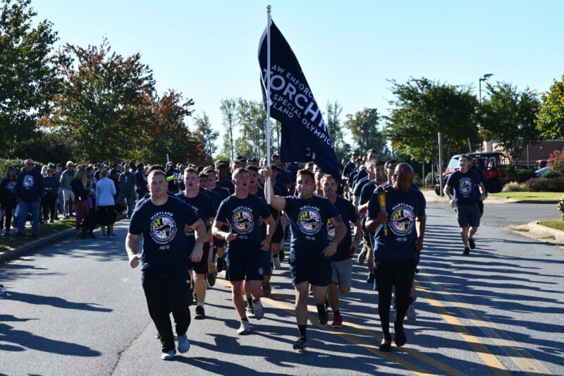 Charles County Law Enforcement Torch Run for Special Olympics Maryland in La Plata on Friday, September 23, 2022!
