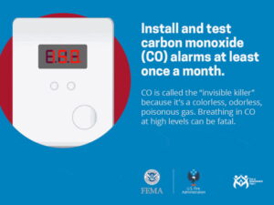Firefighters Remind Citizens of Carbon Monoxide Safety Tips