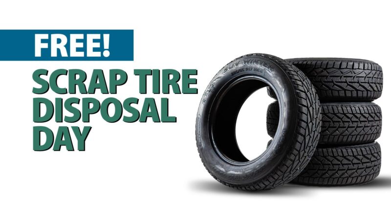 Charles County Landfill Hosting Scrap Tire Day on Saturday, October 8, 2022