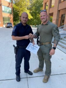 St. Mary’s County Sheriff’s Deputy B. Haas Graduates from SWAT School