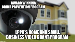 October is National Crime Prevention Month: La Plata Police Department Opens Mini-Grant for Home Video Surveillance System