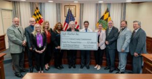 Calvert County Board of Commissioners Donate $10,000 to Safe Harbor