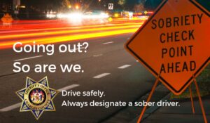 Charles County Sheriff’s Office to Conduct Sobriety Checkpoint