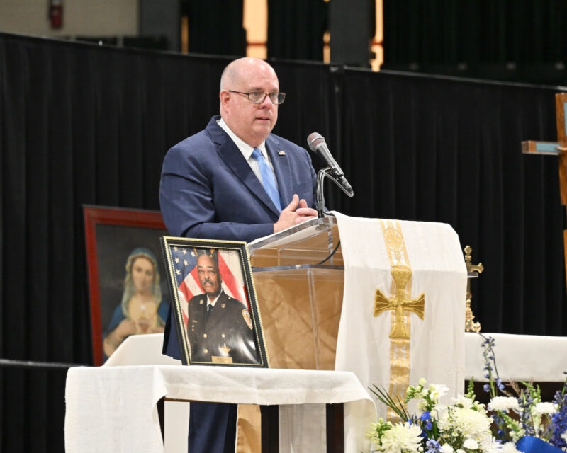 Governor Hogan Speaks at Memorial Service for Prince George’s County Sheriff Melvin C. High