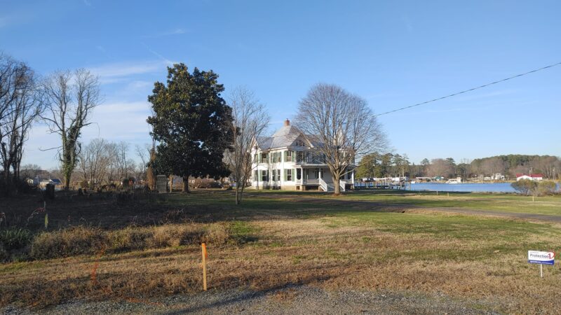 Firefighters Conducting Controlled Burn of Structure in Coltons Point