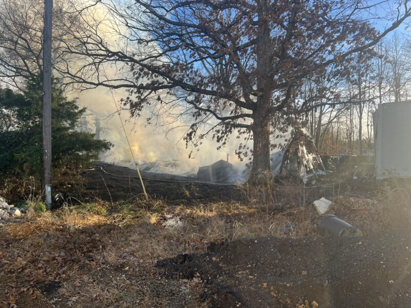 Vacant Trailer and Shed Destroyed by Fire in Waldorf, State Fire Marshal Investigating