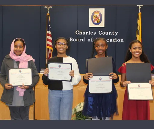 Board recognizes students for academic and personal achievements