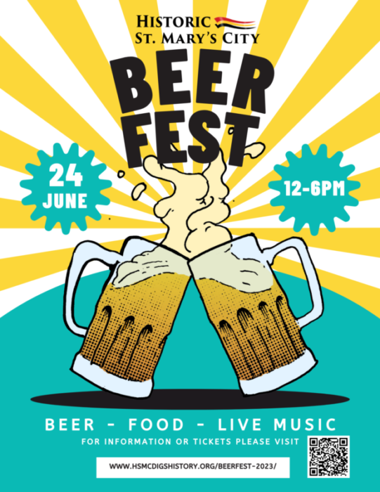 Historic St. Mary’s City BeerFest is Back! Coming Saturday, June 24
