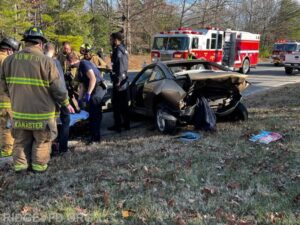 Minor Injuries Reported After Two Vehicle Collision in Lexington Park