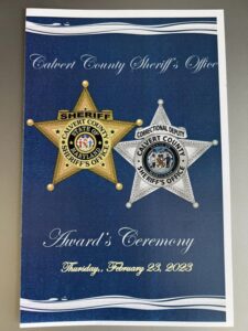 Calvert County Sheriff’s Office 2022 Awards and Recognition Ceremony