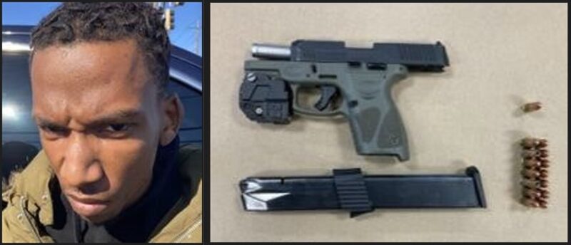 Man in Stolen Hyundai Arrested and Found with Loaded Gun