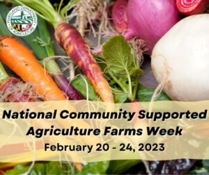 Maryland Department of Agriculture Encourages Marylanders to Participate in National Community Supported Agriculture Farms Week