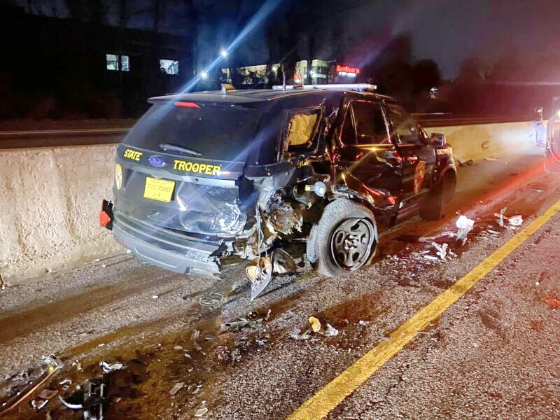 Two Maryland State Troopers Injured After Motor Vehicle Collision in