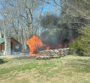 Firefighters from St. Mary’s, Charles and Prince George’s County Respond to Fire in Charlotte Hall That Sends Victim to Burn Center