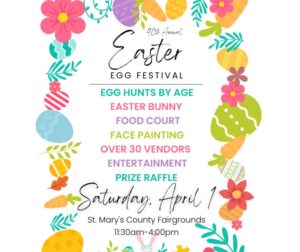 St. Mary’s County Parks and Rec Announce 40th Annual Easter Egg Festival