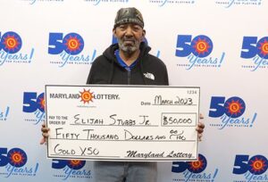 Lucky Nickel Helps Waldorf Veteran Win $50,000 Scratch-off Prize