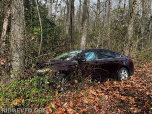 One Injured After Vehicle Strikes Tree in St. Mary’s City