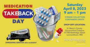 St. Mary’s County Community Shred & Medication Take Back Day – April 8, 2023