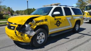 No Injuries Reported After Motor Vehicle Collision Involving Bay District Fire Apparatus and St. Mary’s County Sheriff’s Deputy