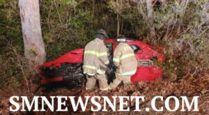 VIDEO: One Transported to Trauma Center After Single Vehicle Crash in Lexington Park