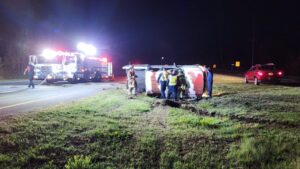 Virginia Man Arrested for Impaired Driving After Single Vehicle Rollover in Hughesville