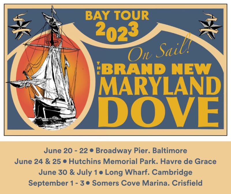 Historic St. Mary’s City Announces Maryland Dove to Sail Ports Around Chesapeake Bay in 2023