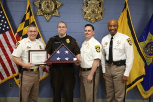Charles County Sheriff’s Office Named Corporal Nicholas Cargill as the 2022 Correctional Officer of the Year