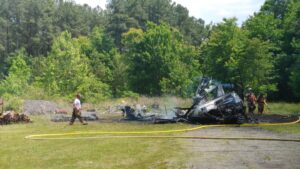 Police and Firefighters Respond to Camper Set on Fire in Callaway