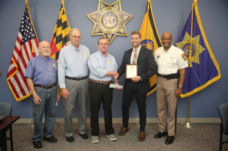 Charles County Officer Keegan Dunn Named Sons of the American Legion 2022 First Responder of the Year