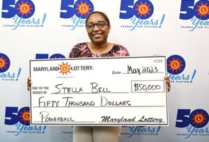 Calvert County Woman Wins $50,000 on Powerball Ticket