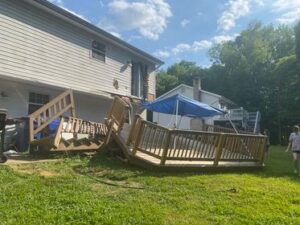 3 Transported to Hospital and 1 Transported to Trauma Center After Deck Collapses During Graduation Party in Waldorf