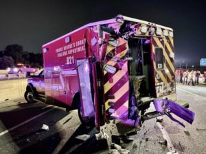 VIDEO RELEASED: Two Firefighters Injured After Tractor Trailer Strikes Multiple Emergency Vehicles in Prince George’s County