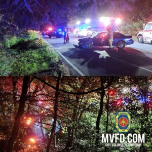 Two Transported with Minor Injuries After Rollover Collision in Mechanicsville