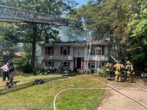 Two Displaced After House Fire in Waldorf, Fire Deemed Accidental Due to Overloaded Power Strip