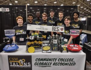 CSM Robotics Team – the Talons – Rank 13th Worldwide; Earn Top Community College Status at Vex Competition