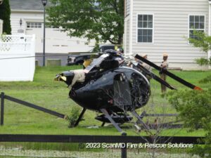 Police Investigating Helicopter Crash in Charles County, No Serious Injuries Reported